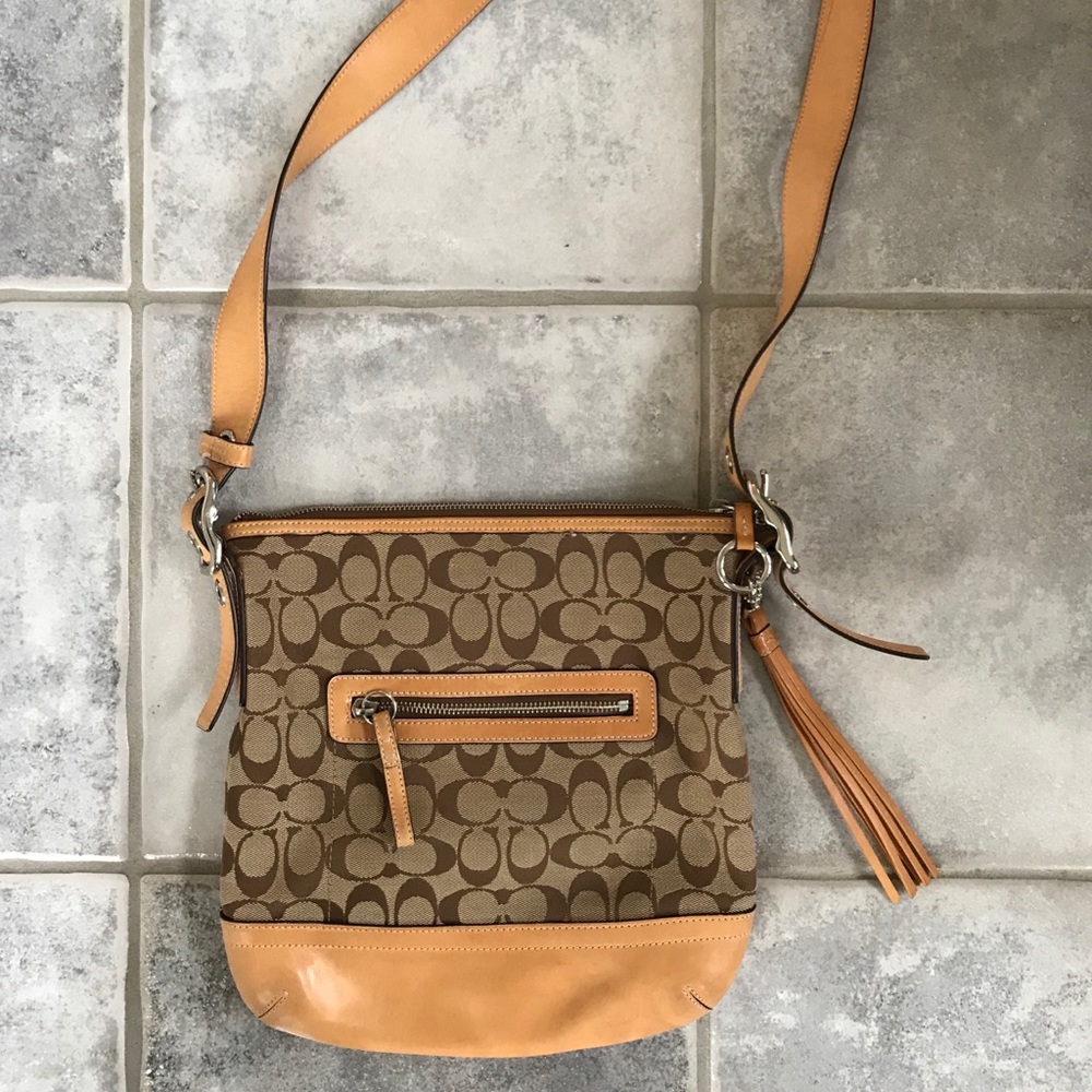 Coach Signature Shoulder Strap Bag